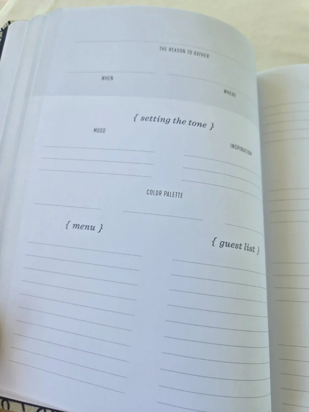 The Gift of Gathering Planner: Simple Ways to Organize Your Next Get Together